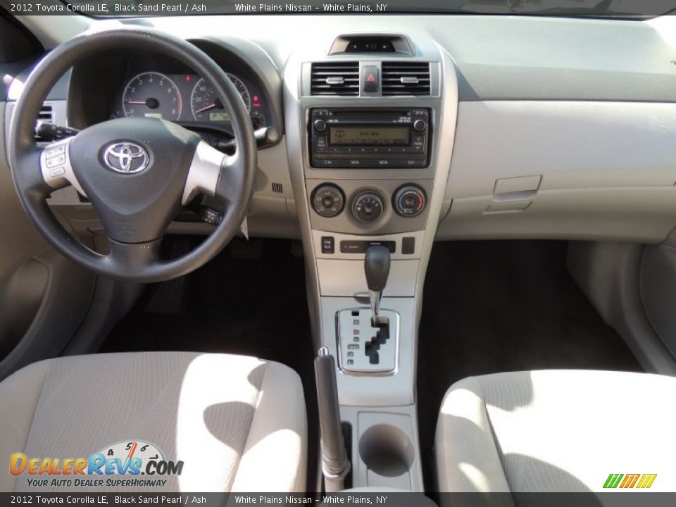 2012 Toyota Corolla LE Black Sand Pearl / Ash Photo #15