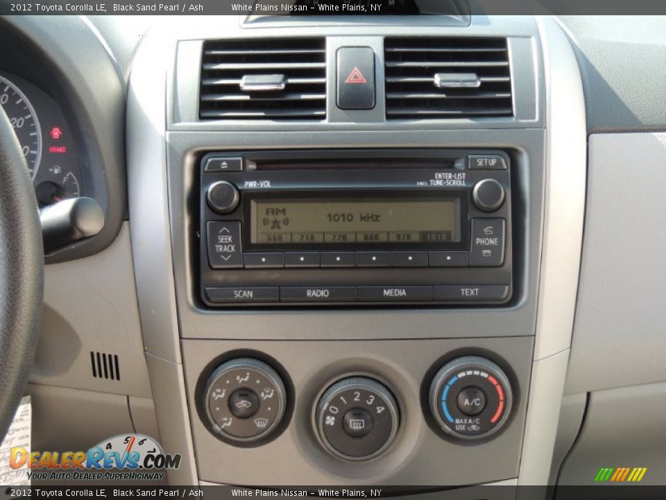 2012 Toyota Corolla LE Black Sand Pearl / Ash Photo #16