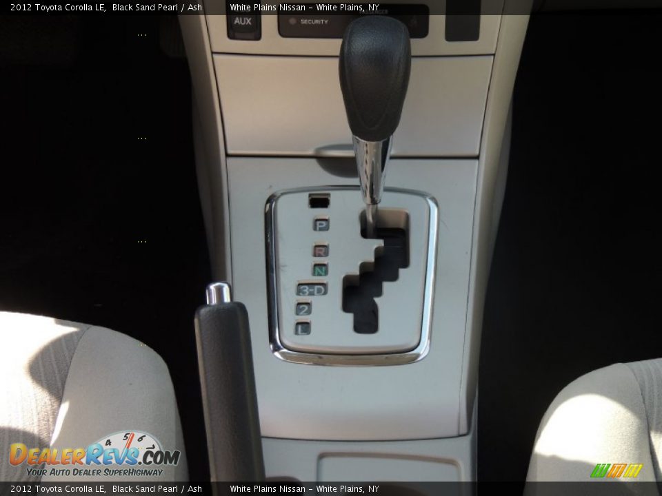 2012 Toyota Corolla LE Black Sand Pearl / Ash Photo #17