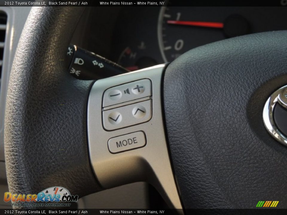 2012 Toyota Corolla LE Black Sand Pearl / Ash Photo #19