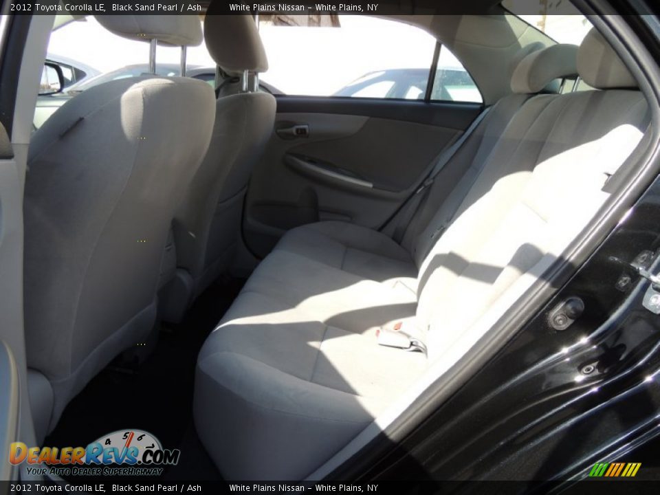2012 Toyota Corolla LE Black Sand Pearl / Ash Photo #21
