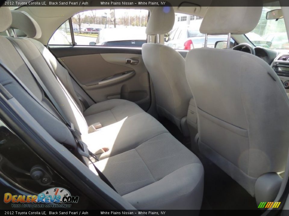 2012 Toyota Corolla LE Black Sand Pearl / Ash Photo #23