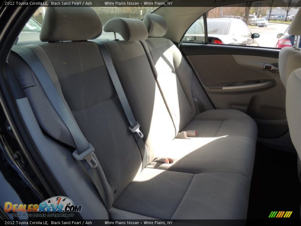 2012 Toyota Corolla LE Black Sand Pearl / Ash Photo #24