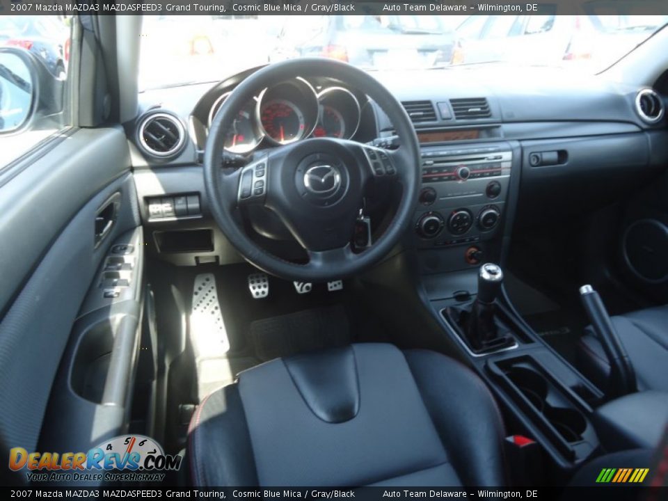 Gray/Black Interior - 2007 Mazda MAZDA3 MAZDASPEED3 Grand Touring Photo #11
