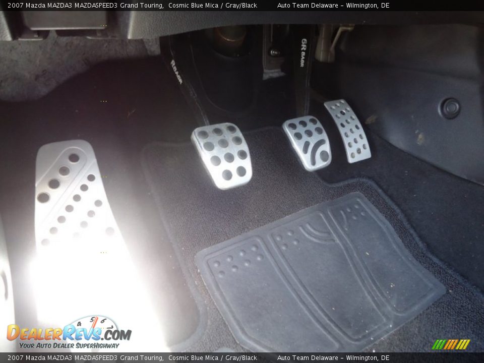 2007 Mazda MAZDA3 MAZDASPEED3 Grand Touring Cosmic Blue Mica / Gray/Black Photo #13