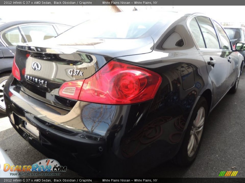2012 Infiniti G 37 x AWD Sedan Black Obsidian / Graphite Photo #4