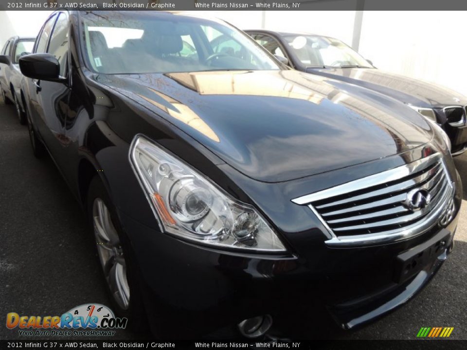 2012 Infiniti G 37 x AWD Sedan Black Obsidian / Graphite Photo #5