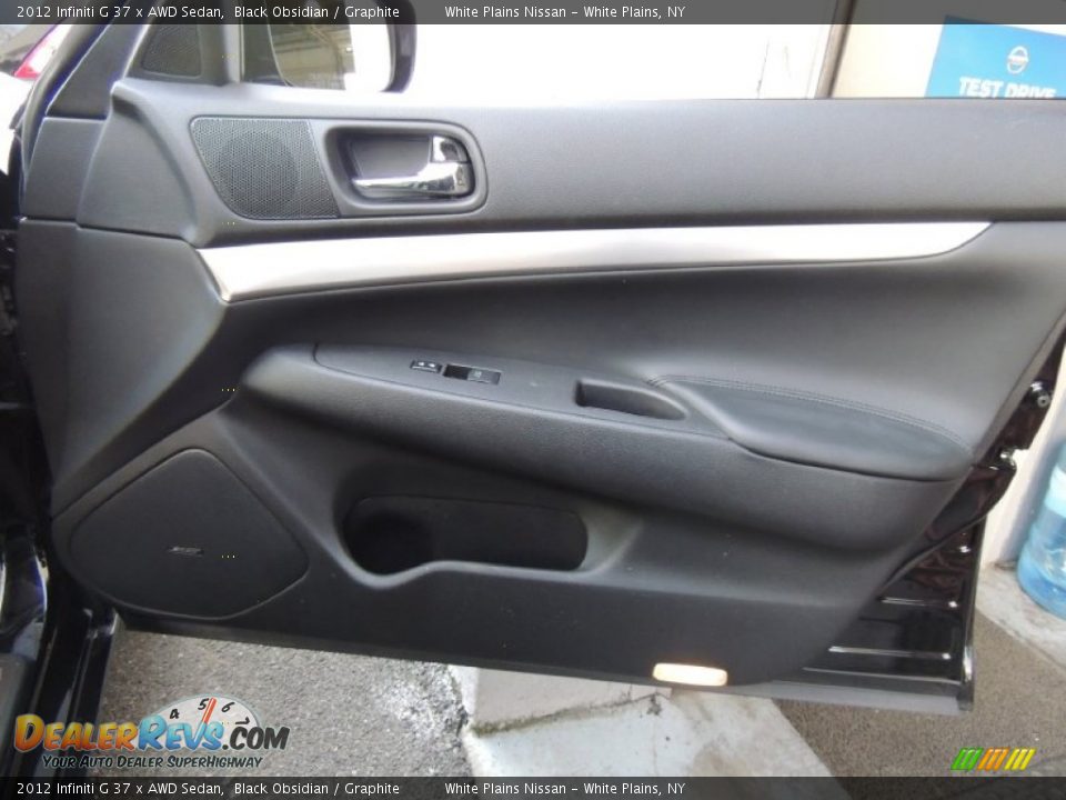 2012 Infiniti G 37 x AWD Sedan Black Obsidian / Graphite Photo #6