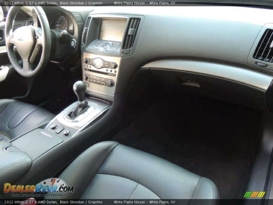 2012 Infiniti G 37 x AWD Sedan Black Obsidian / Graphite Photo #7