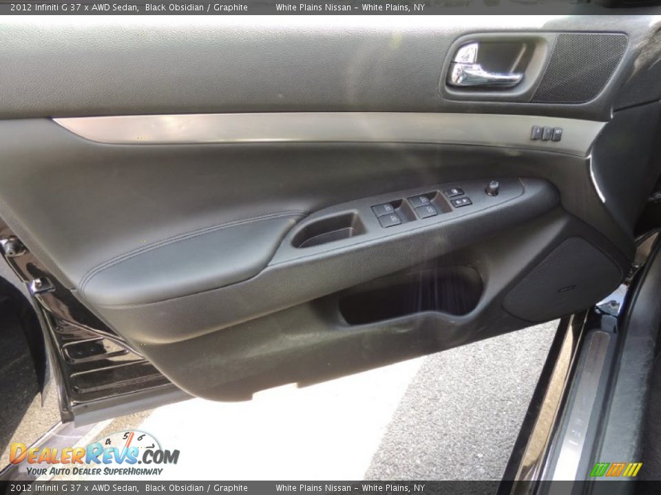 2012 Infiniti G 37 x AWD Sedan Black Obsidian / Graphite Photo #10
