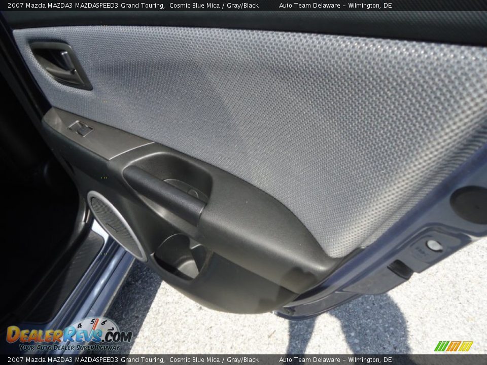 2007 Mazda MAZDA3 MAZDASPEED3 Grand Touring Cosmic Blue Mica / Gray/Black Photo #23