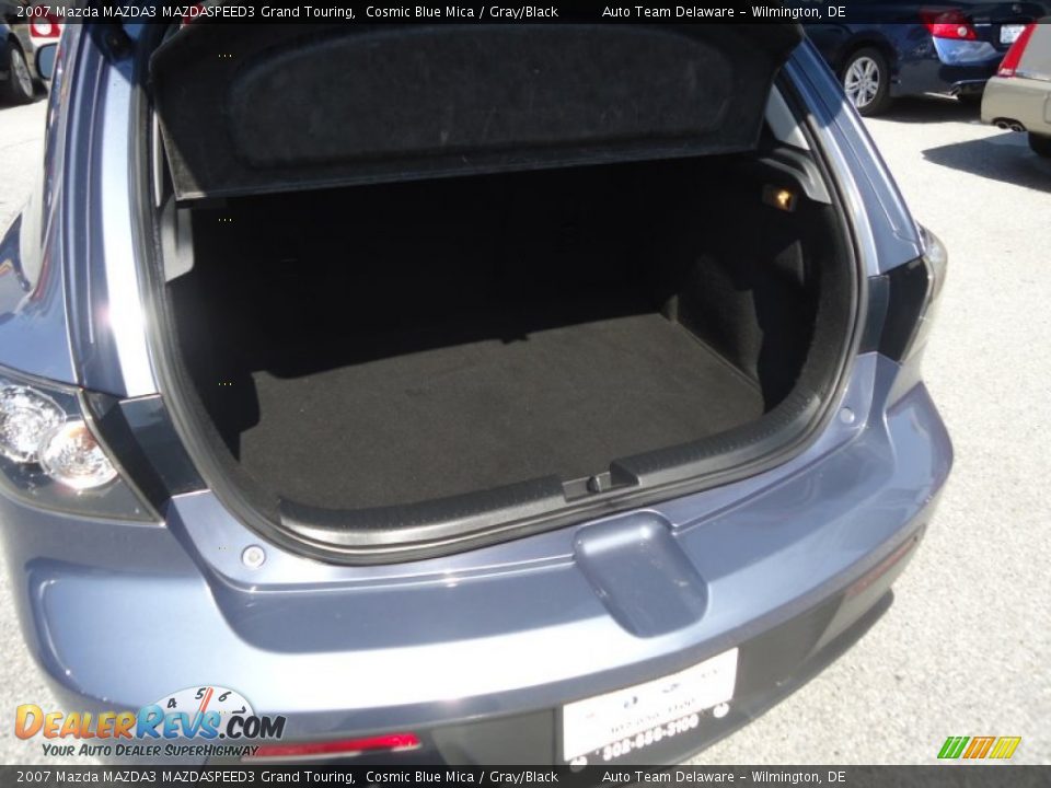 2007 Mazda MAZDA3 MAZDASPEED3 Grand Touring Cosmic Blue Mica / Gray/Black Photo #24