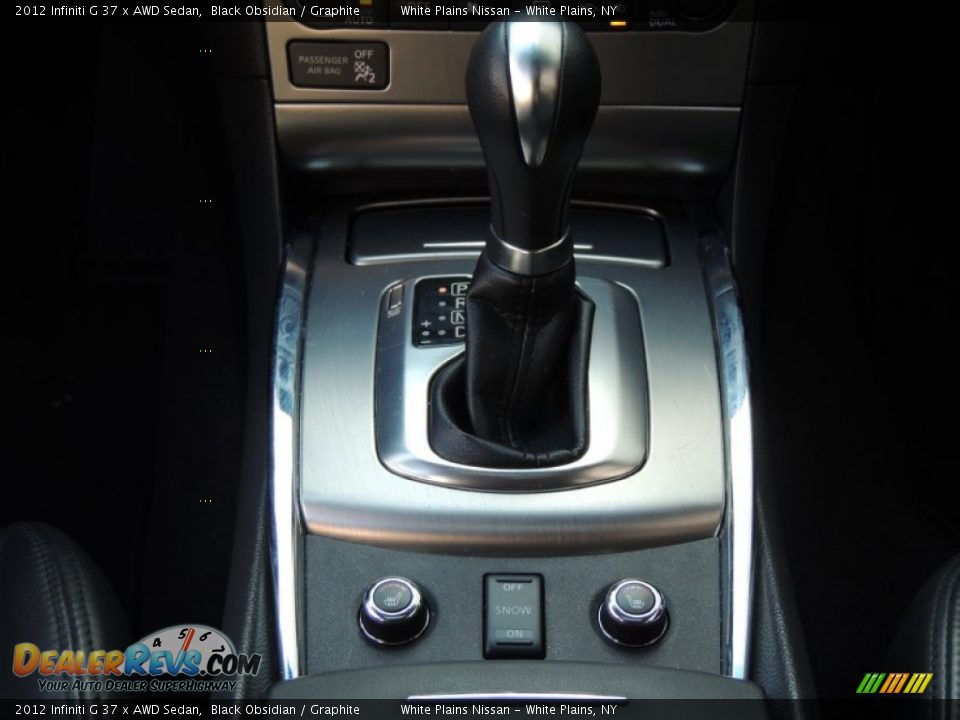 2012 Infiniti G 37 x AWD Sedan Black Obsidian / Graphite Photo #16