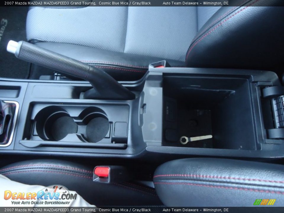 2007 Mazda MAZDA3 MAZDASPEED3 Grand Touring Cosmic Blue Mica / Gray/Black Photo #29