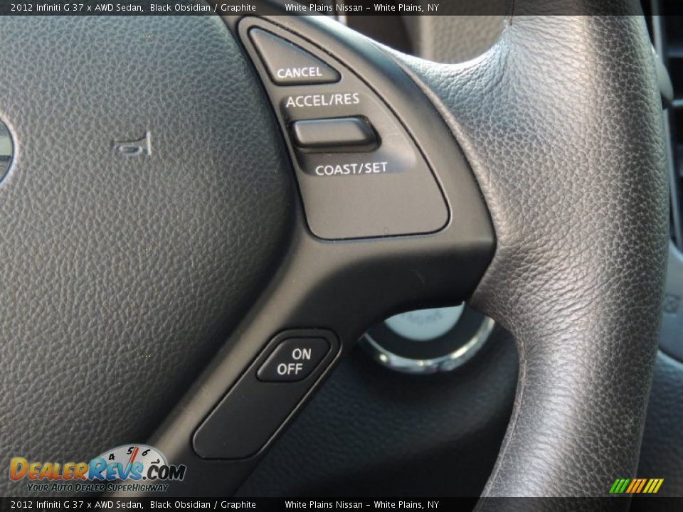 2012 Infiniti G 37 x AWD Sedan Black Obsidian / Graphite Photo #19