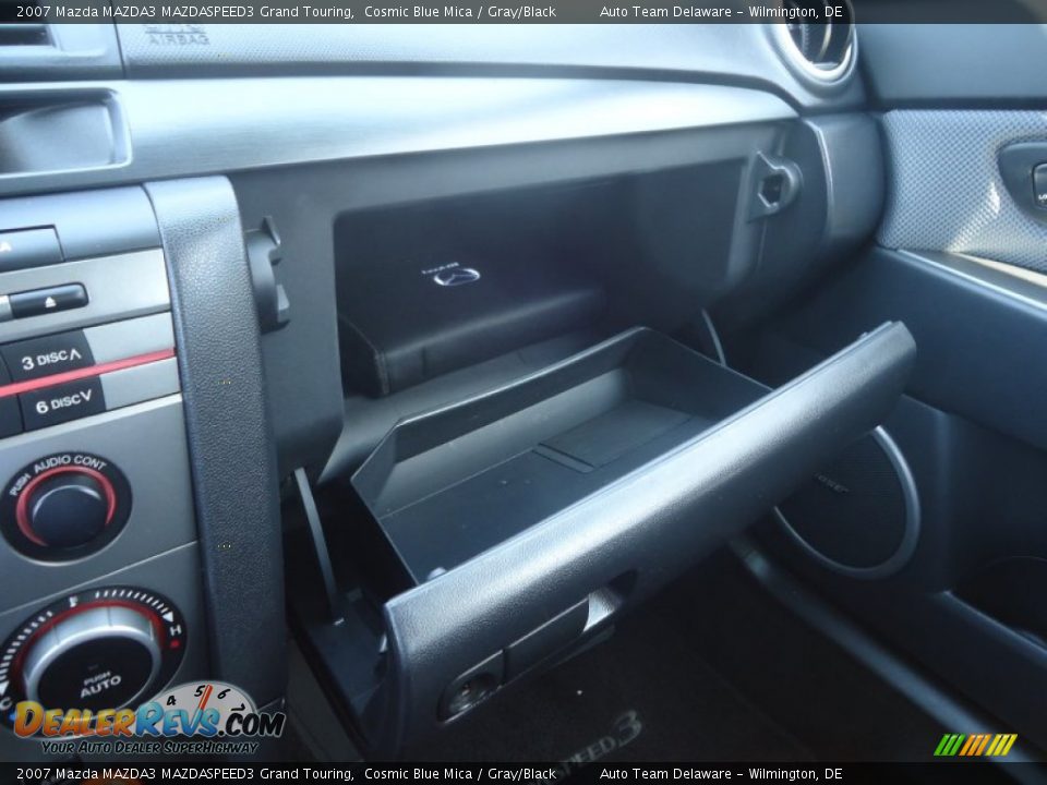 2007 Mazda MAZDA3 MAZDASPEED3 Grand Touring Cosmic Blue Mica / Gray/Black Photo #30