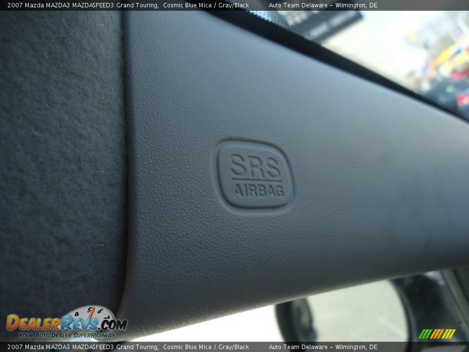 2007 Mazda MAZDA3 MAZDASPEED3 Grand Touring Cosmic Blue Mica / Gray/Black Photo #31