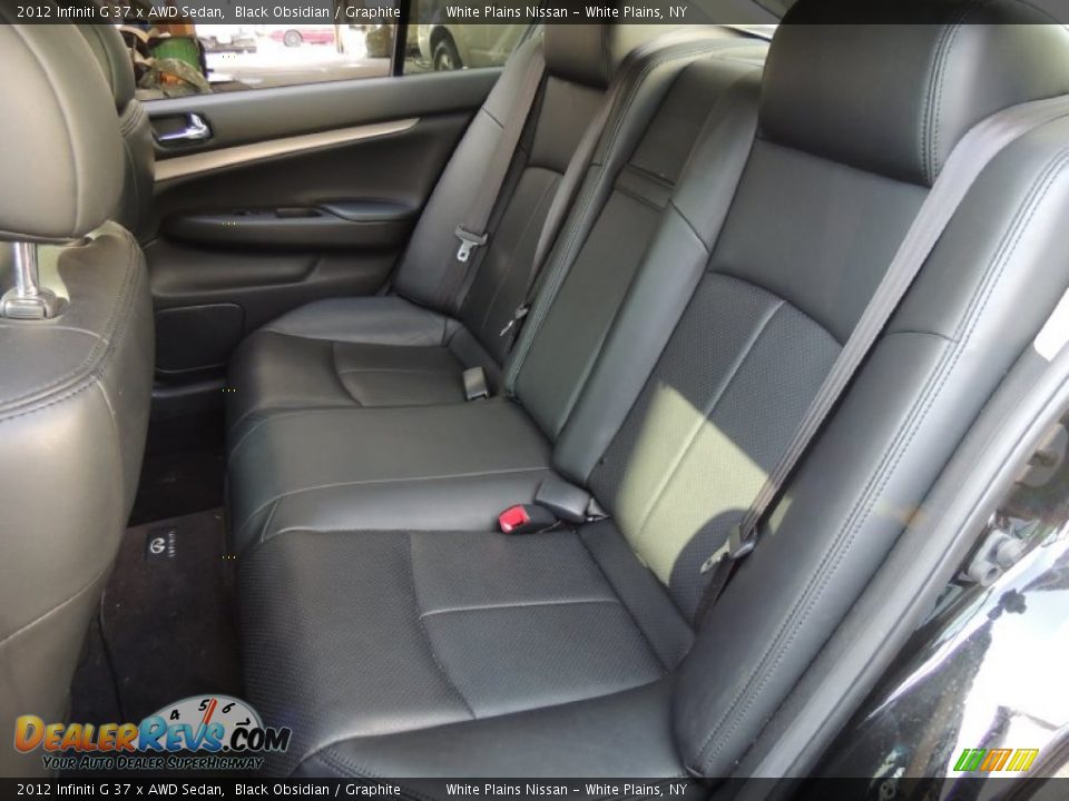 2012 Infiniti G 37 x AWD Sedan Black Obsidian / Graphite Photo #21