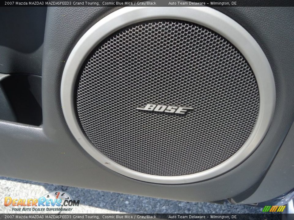 2007 Mazda MAZDA3 MAZDASPEED3 Grand Touring Cosmic Blue Mica / Gray/Black Photo #32