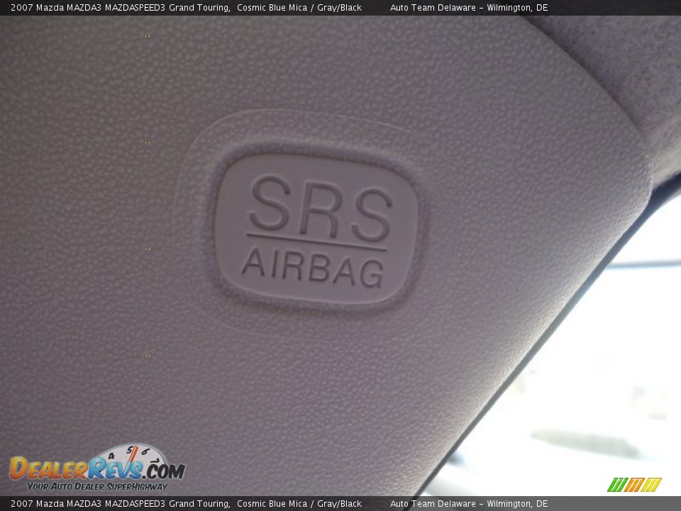2007 Mazda MAZDA3 MAZDASPEED3 Grand Touring Cosmic Blue Mica / Gray/Black Photo #33