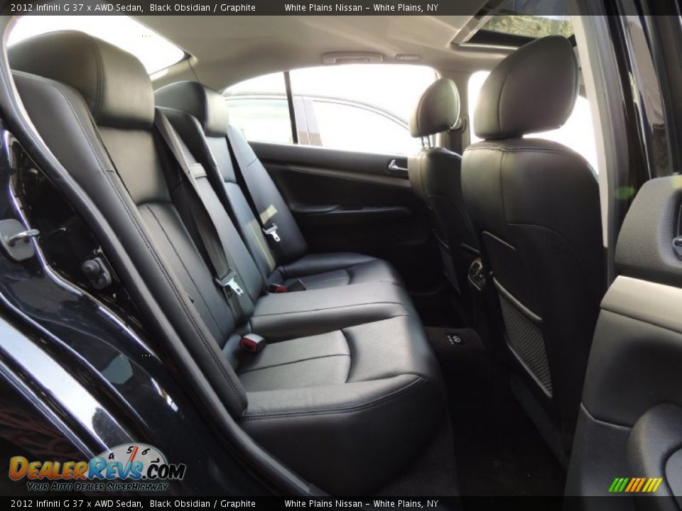 2012 Infiniti G 37 x AWD Sedan Black Obsidian / Graphite Photo #23