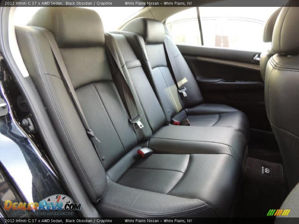 2012 Infiniti G 37 x AWD Sedan Black Obsidian / Graphite Photo #24
