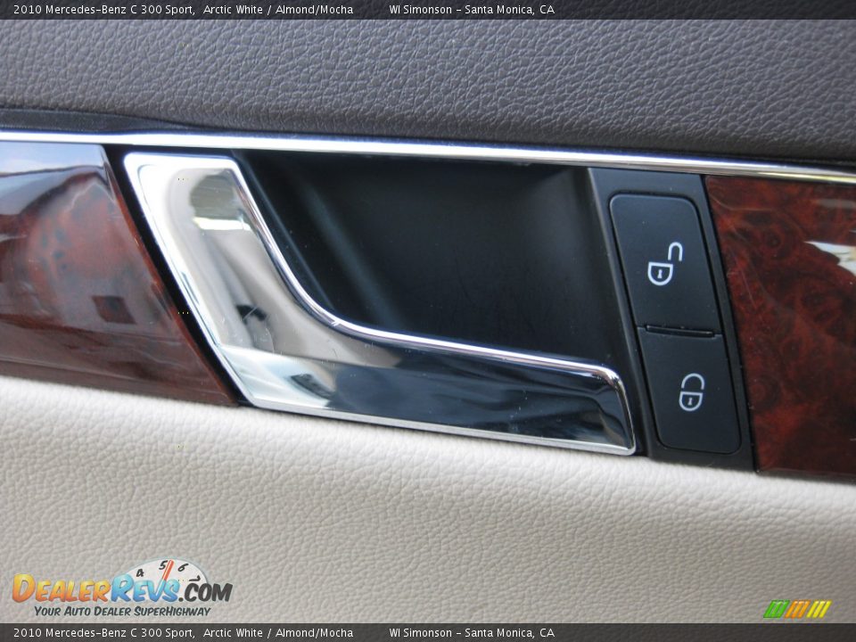 2010 Mercedes-Benz C 300 Sport Arctic White / Almond/Mocha Photo #7