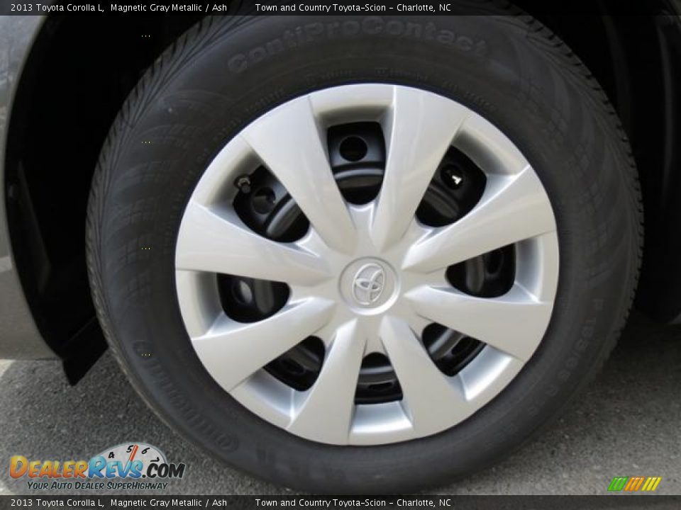 2013 Toyota Corolla L Magnetic Gray Metallic / Ash Photo #4