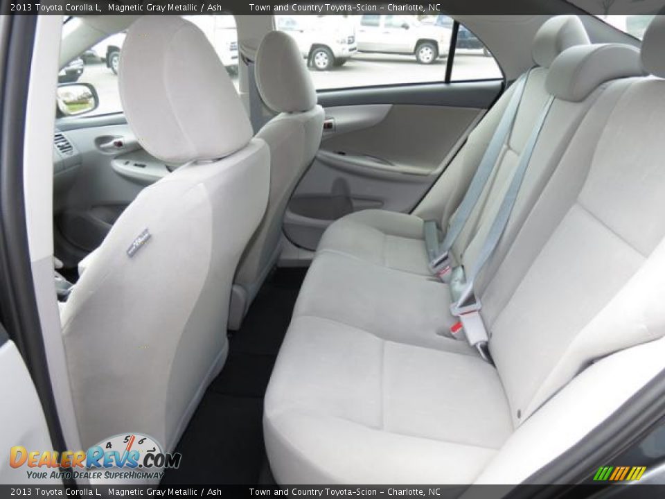 2013 Toyota Corolla L Magnetic Gray Metallic / Ash Photo #6