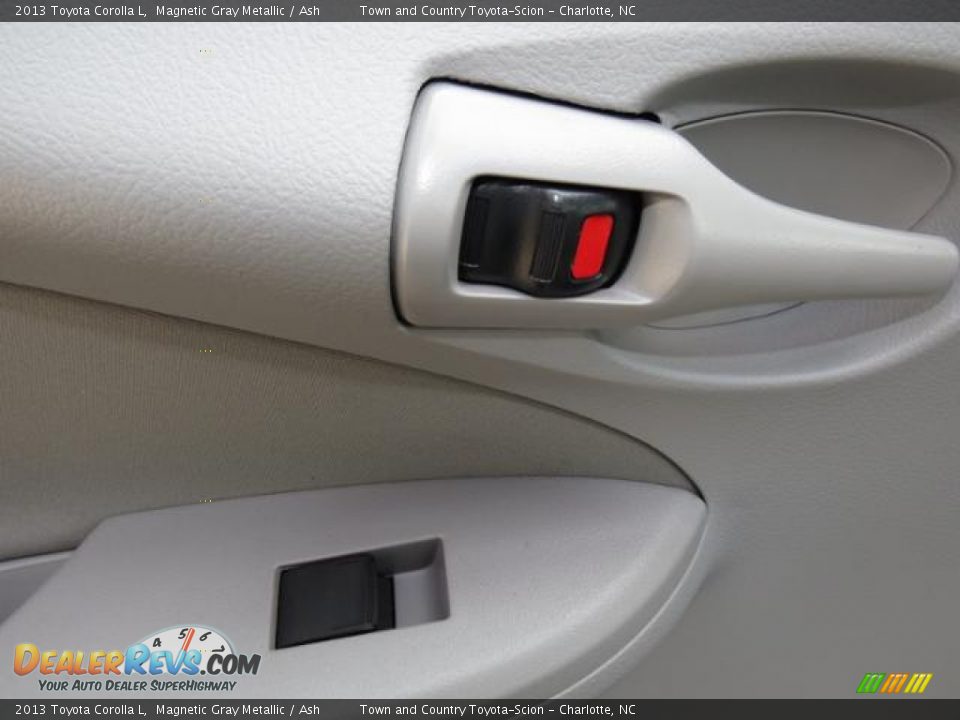 2013 Toyota Corolla L Magnetic Gray Metallic / Ash Photo #7