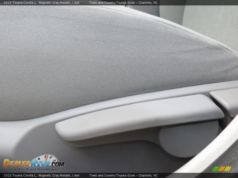 2013 Toyota Corolla L Magnetic Gray Metallic / Ash Photo #9