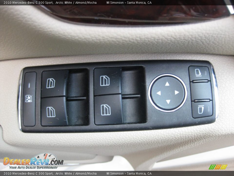 2010 Mercedes-Benz C 300 Sport Arctic White / Almond/Mocha Photo #8