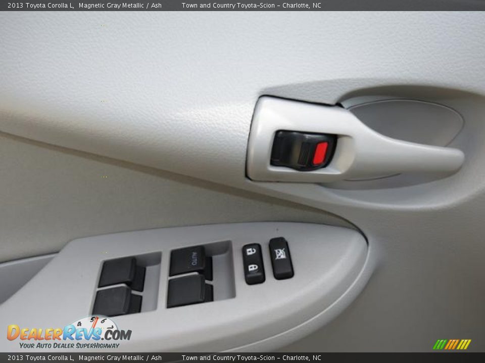 2013 Toyota Corolla L Magnetic Gray Metallic / Ash Photo #10