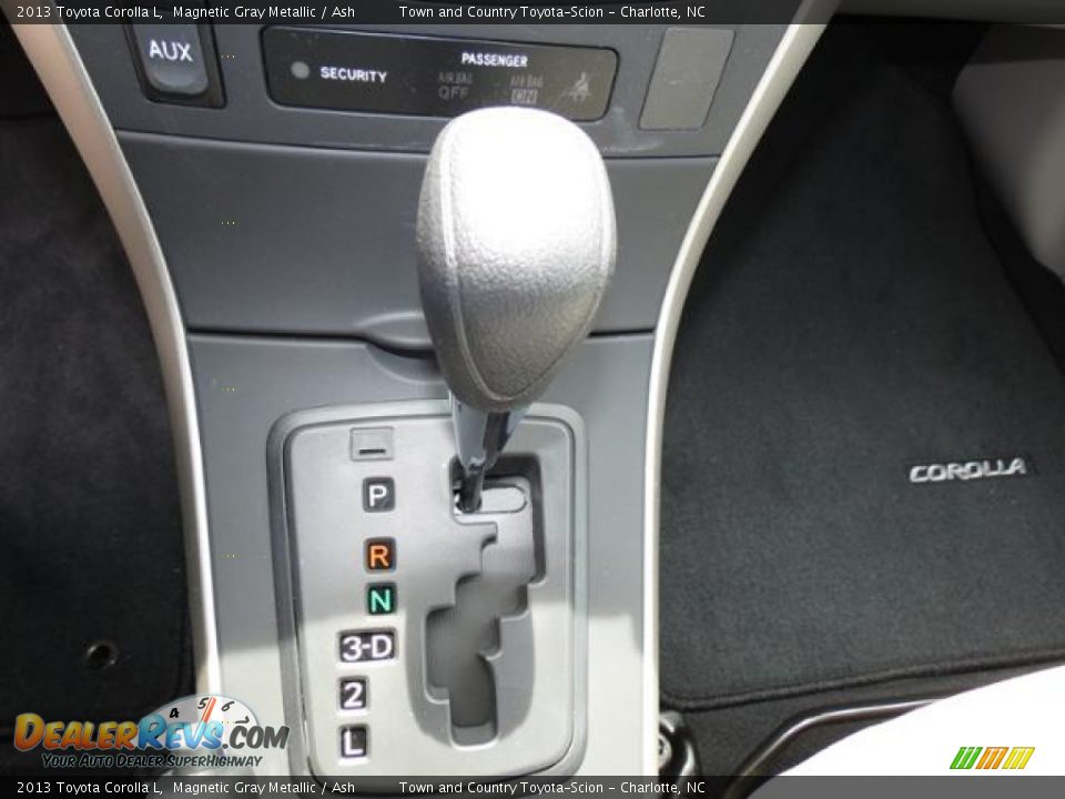 2013 Toyota Corolla L Magnetic Gray Metallic / Ash Photo #13