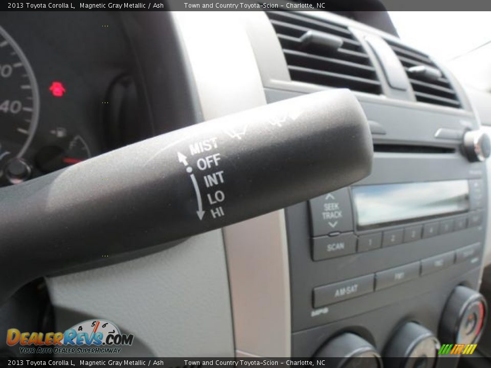 2013 Toyota Corolla L Magnetic Gray Metallic / Ash Photo #15
