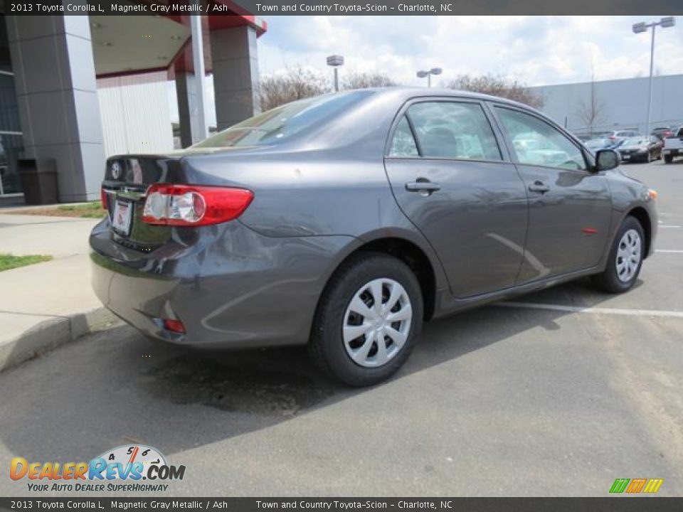2013 Toyota Corolla L Magnetic Gray Metallic / Ash Photo #17