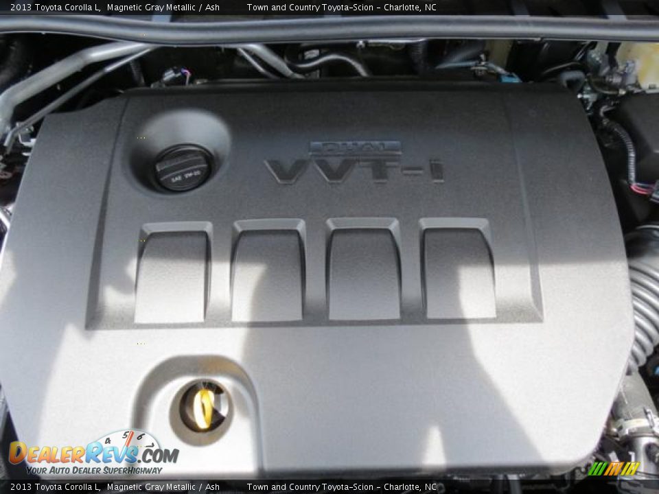 2013 Toyota Corolla L Magnetic Gray Metallic / Ash Photo #20