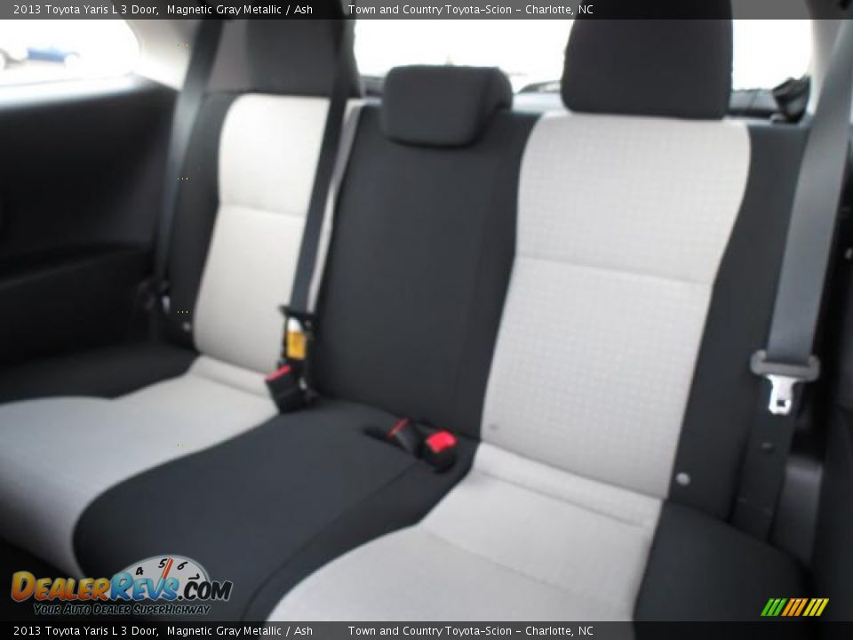 2013 Toyota Yaris L 3 Door Magnetic Gray Metallic / Ash Photo #6