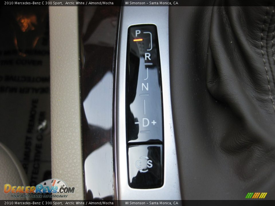 2010 Mercedes-Benz C 300 Sport Arctic White / Almond/Mocha Photo #11