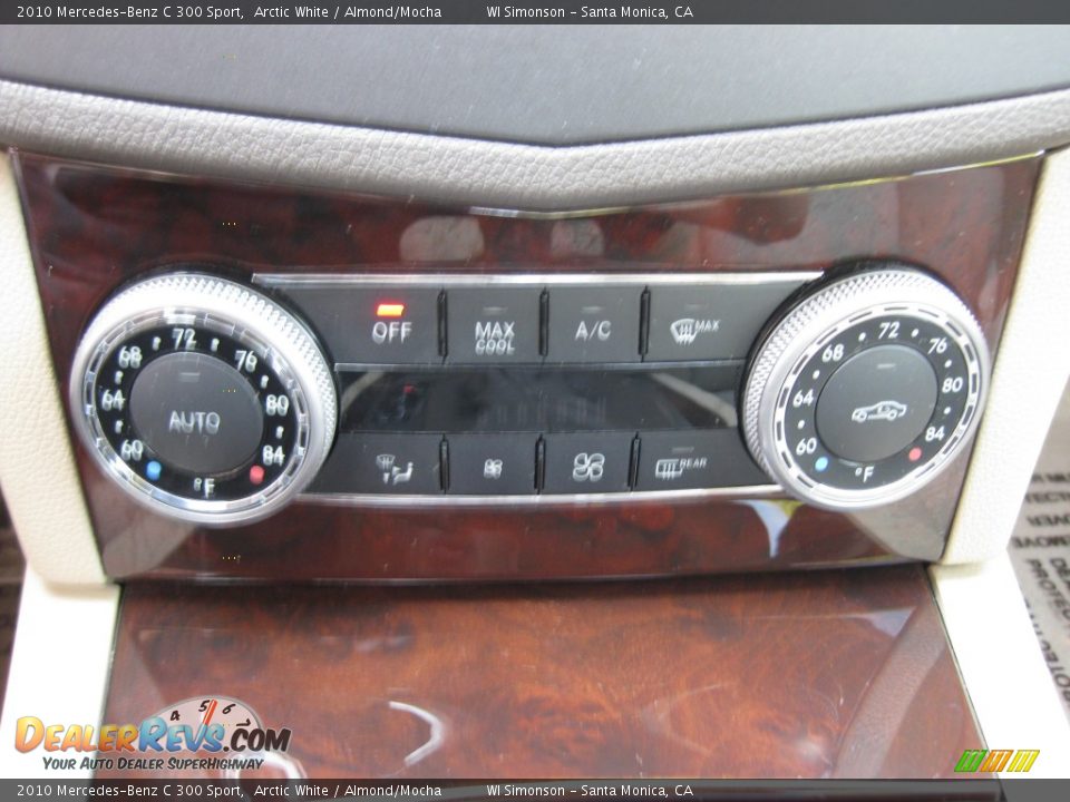 2010 Mercedes-Benz C 300 Sport Arctic White / Almond/Mocha Photo #12