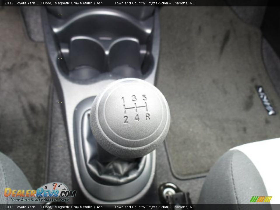 2013 Toyota Yaris L 3 Door Magnetic Gray Metallic / Ash Photo #12