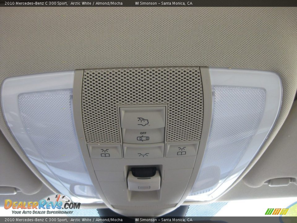 2010 Mercedes-Benz C 300 Sport Arctic White / Almond/Mocha Photo #16