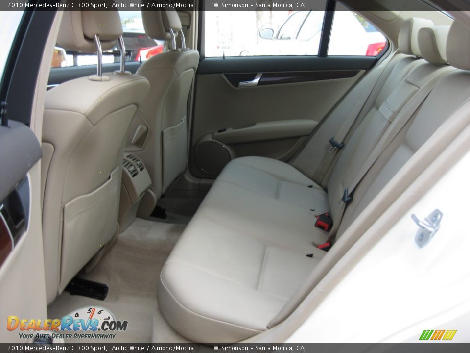 2010 Mercedes-Benz C 300 Sport Arctic White / Almond/Mocha Photo #18