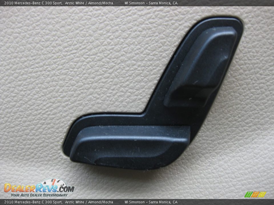 2010 Mercedes-Benz C 300 Sport Arctic White / Almond/Mocha Photo #19