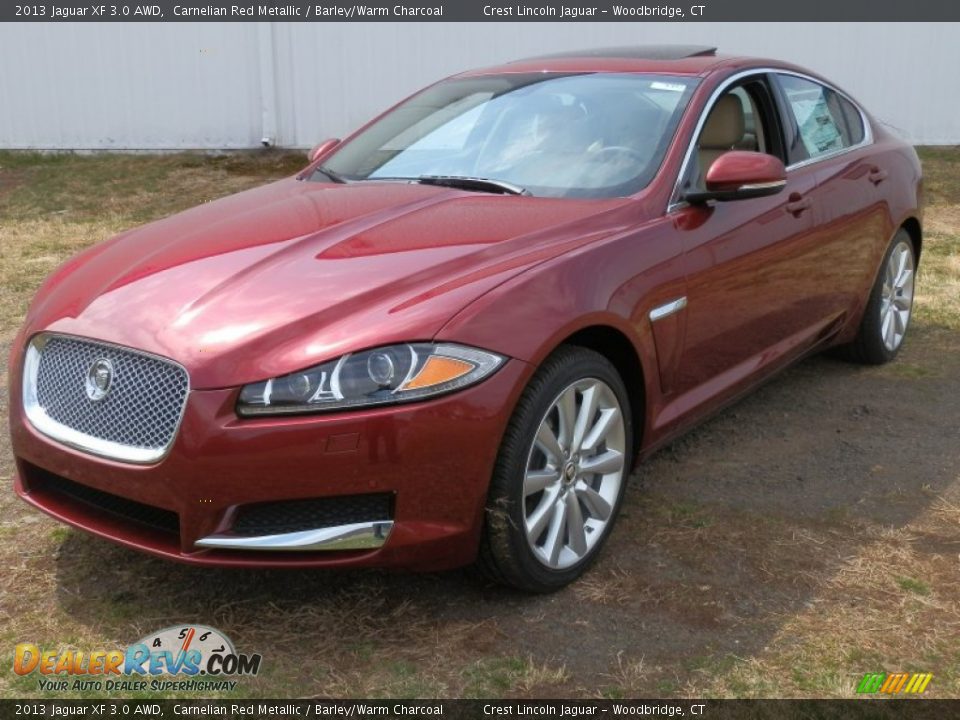 Front 3/4 View of 2013 Jaguar XF 3.0 AWD Photo #1
