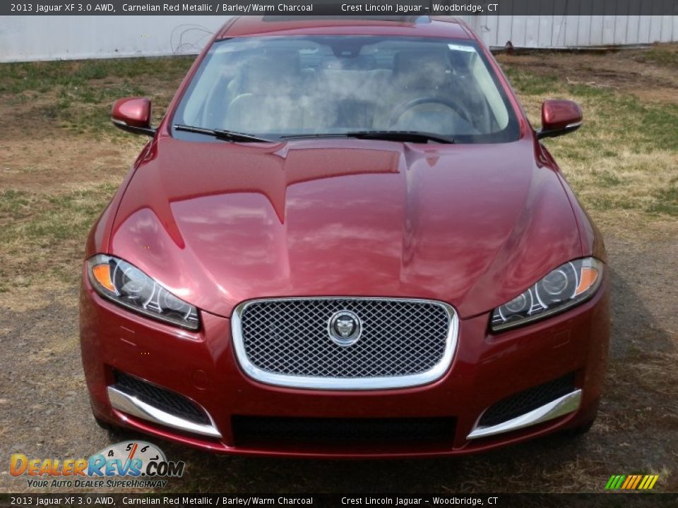 Carnelian Red Metallic 2013 Jaguar XF 3.0 AWD Photo #2