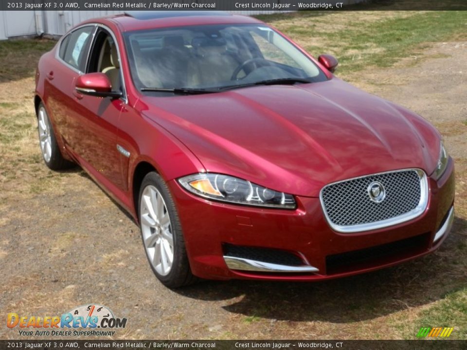 Front 3/4 View of 2013 Jaguar XF 3.0 AWD Photo #3
