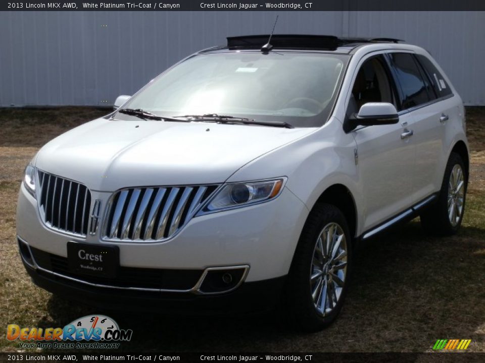 2013 Lincoln MKX AWD White Platinum Tri-Coat / Canyon Photo #1