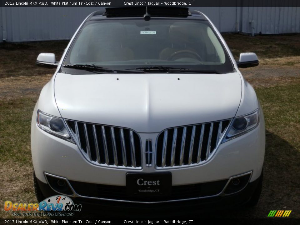 2013 Lincoln MKX AWD White Platinum Tri-Coat / Canyon Photo #2