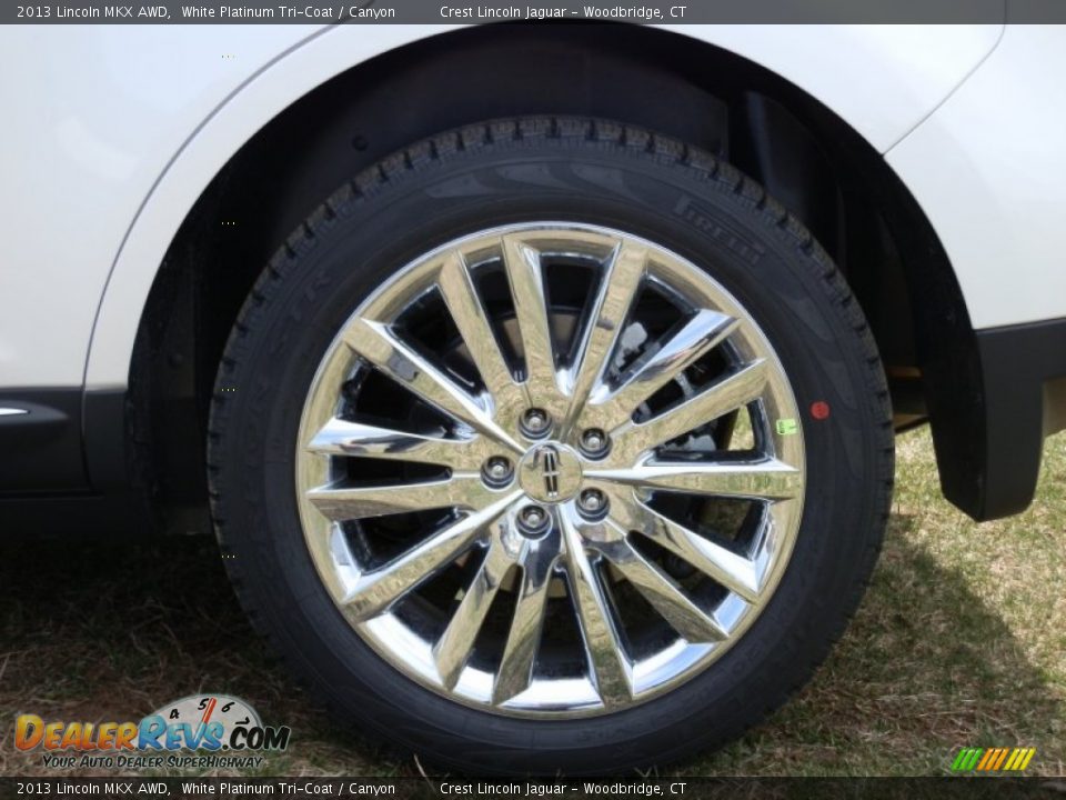 2013 Lincoln MKX AWD White Platinum Tri-Coat / Canyon Photo #7